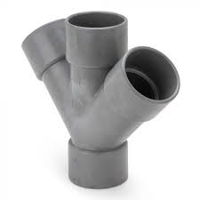 DERIVACION DOBLE PVC 160-45º