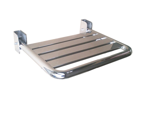 ASIENTO DUCHA ABATIBLE AC.INOX.SAT.AISI 304